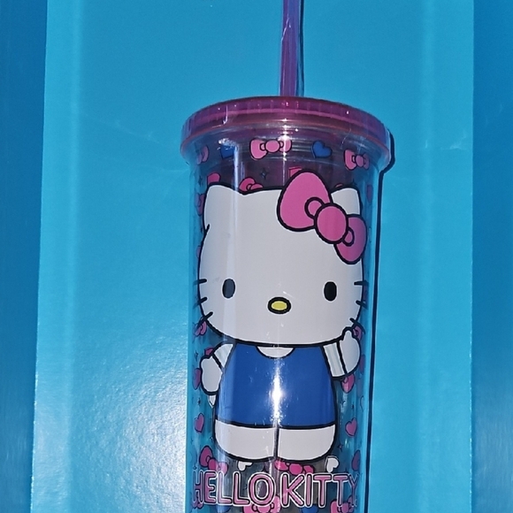Hello Kitty Pink and Blue Tumbler - Picture 1 of 2
